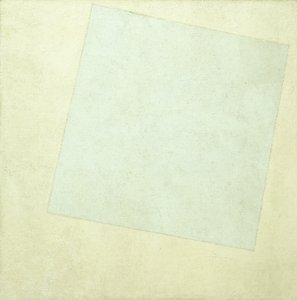 Suprematistische Komposition. Weiß auf Weiß, 1918