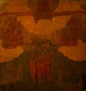 Triumph des Himmels, Studie für ein Fresko