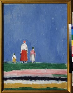 Drei Figuren von Kazimir Severinovich Malevich