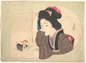 Druck von Keisai Eisen
