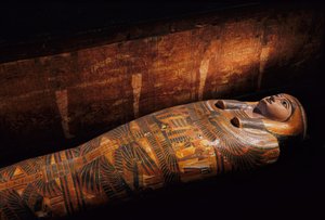 Anthropoider Sarg der Dame Taberu