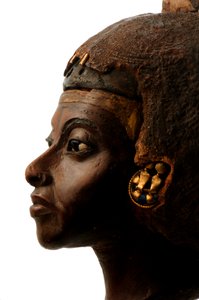Berlin Museum, nubische Pharaonen, Tiye-Figur, Frau von Amenhotep III von Kenneth Garrett