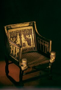 Stuhl der Prinzessin Sitamun, "Tochter des Amun" (ca. 1370 v. Chr.–unbekannt) war eine altägyptische...