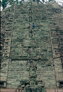 Copán, Hieroglyphentreppe, Tempel 26, Maya, Honduras, La Ruta Maya von Kenneth Garrett