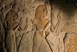 Ägypten; Amarna; mm6741; Archäologie; 18. Dynastie; Grab von Maya, Sakkara, Neues Reich, 2001