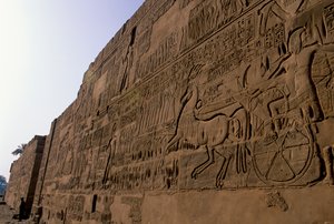 Ägypten; mm6741; Schlacht von Qadesch, Ramses II, Karnak-Tempel von Kenneth Garrett