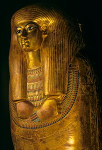 Vergoldeter Sarg von Tjuya, KV 46; Tal der Könige; Regierungszeit von Amenhotep III