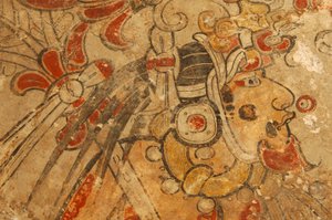 Maya; Maya-Wandmalereien; San Bartolo; Guatemala; Dr. Bill Saturno, 2002