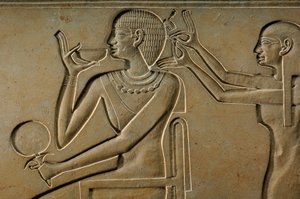 Sarkophag von Kawit--Frisur, Prinzessin am Hof von Mentuhotep II., Schwarze Pharaonen, Nubien, 2007 von Kenneth Garrett
