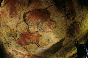 Die Galerie der Bisons, Höhle von Altamira, Spanien, 2000 (Foto) von Kenneth Garrett