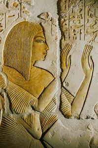 Grab von Maia; Ägypten; Archäologie; Neues Reich; Saqqara, Amarna-Periode, Kunst, 2002 (Foto) von Kenneth Garrett