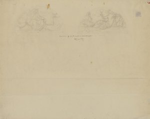 (Iowa State Capitol Rotunde) (Studie für zwei Lunetten)