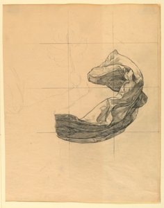 Studie für "Handel," "Vorbeiziehender Handel zollt dem Hafen von Cleveland Tribut," United States Custom House, Cleveland, OH