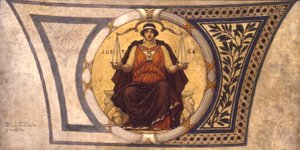Studie für Mosaik, Wisconsin State Capital, Justice