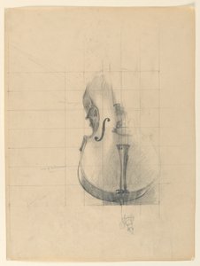 Studie für "Musik," "Die Künste," Library of Congress, Washington D.C.