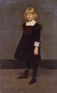 Ohne Titel, Porträt eines jungen Mädchens, ca. 1900