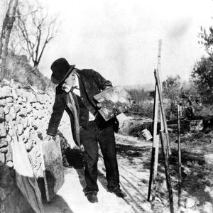 Paul Cézanne malt in Aix-en-Provence