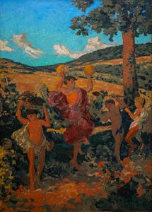 Der Triumph der Ceres (Pastorales Fest) Diptychon von Ker Xavier Roussel