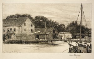 Cos Cob Hafen von Kerr Eby