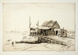 Fischkai, Gloucester von Kerr Eby