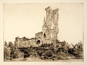 Kirche von Fleurie von Kerr Eby