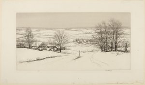 Neuschnee in Neuengland von Kerr Eby