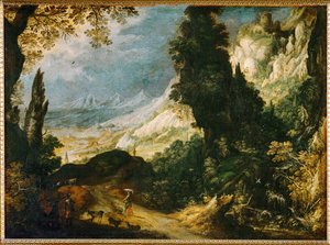 Berglandschaft von Kerstiaen de Keuninck
