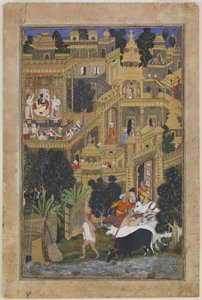 Der Herr Krishna in der goldenen Stadt von Kesav Kalan