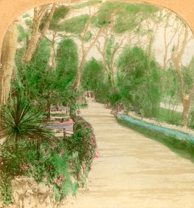 Promenade, Alameda Garden, Felsen von Gibraltar von Keystone View Company