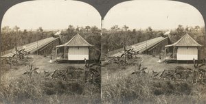 Gruppe von 14 Stereographien von Afrika und Schauspielern von Kilburn Brothers