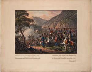 General Graf Alexander Ostermann-Tolstoy in der Schlacht von Kulm am 29. August 1813, 1813 von Kilian Ponheimer the Elder