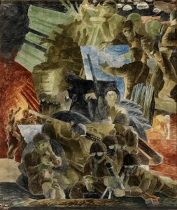 Krieg (Wandbildstudie, Kriegsministerium, Washington, D.C.)