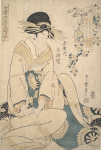 Eine Kurtisane von Kitagawa Utamaro