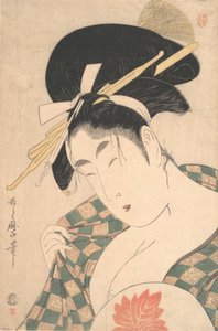Eine Kurtisane, spätes 18. - frühes 19. Jahrhundert von Kitagawa Utamaro