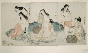 Abalone-Taucher von Kitagawa Utamaro