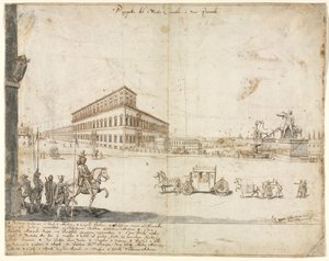 Achtzehn Ansichten von Rom: Das Quirinal von Kitagawa Utamaro