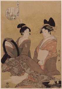 Hanamurasaki vom Tamaya, 1793 von Kitagawa Utamaro