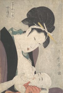 Mutter und Kind, ca. 1790 von Kitagawa Utamaro