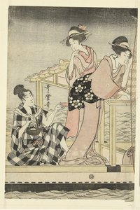 Nächtlicher Fischfang von Kitagawa Utamaro