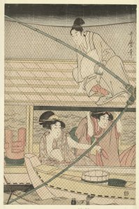 Nächtlicher Fischfang von Kitagawa Utamaro