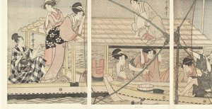Nächtlicher Fischfang von Kitagawa Utamaro