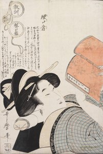 Rikomono (Besserwisser) von Kitagawa Utamaro