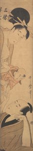 Sankatsu und Hanshichi, ca. 1800 von Kitagawa Utamaro