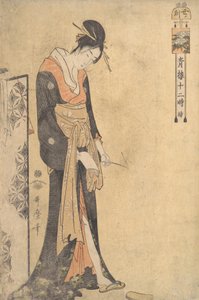 Die Stunde des Ochsen 1 Uhr - 3 Uhr, ca. 1794 von Kitagawa Utamaro