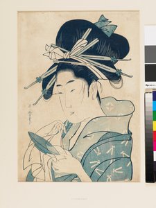 Die Kurtisane Tsukioka von Kitagawa Utamaro