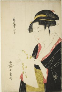 Tomimoto Toyohina, ca. 1793 von Kitagawa Utamaro