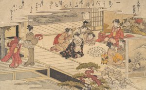 Frauen spielen ein Spiel mit Muscheln, 1790 von Kitagawa Utamaro