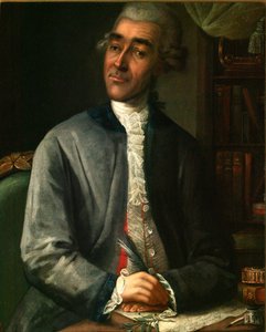 Porträt des Schriftstellers Wassili Grigorjewitsch Ruban