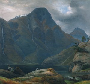 Die Ankunft am Nærøyfjord