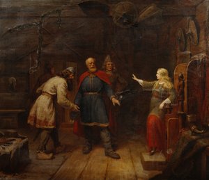 Harald macht Gyda einen Heiratsantrag